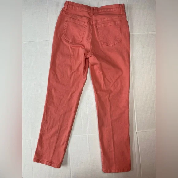 Gloria Vanderbilt Coral Pink Amanda Jeans Size 10‎ - Picture 6 of 6